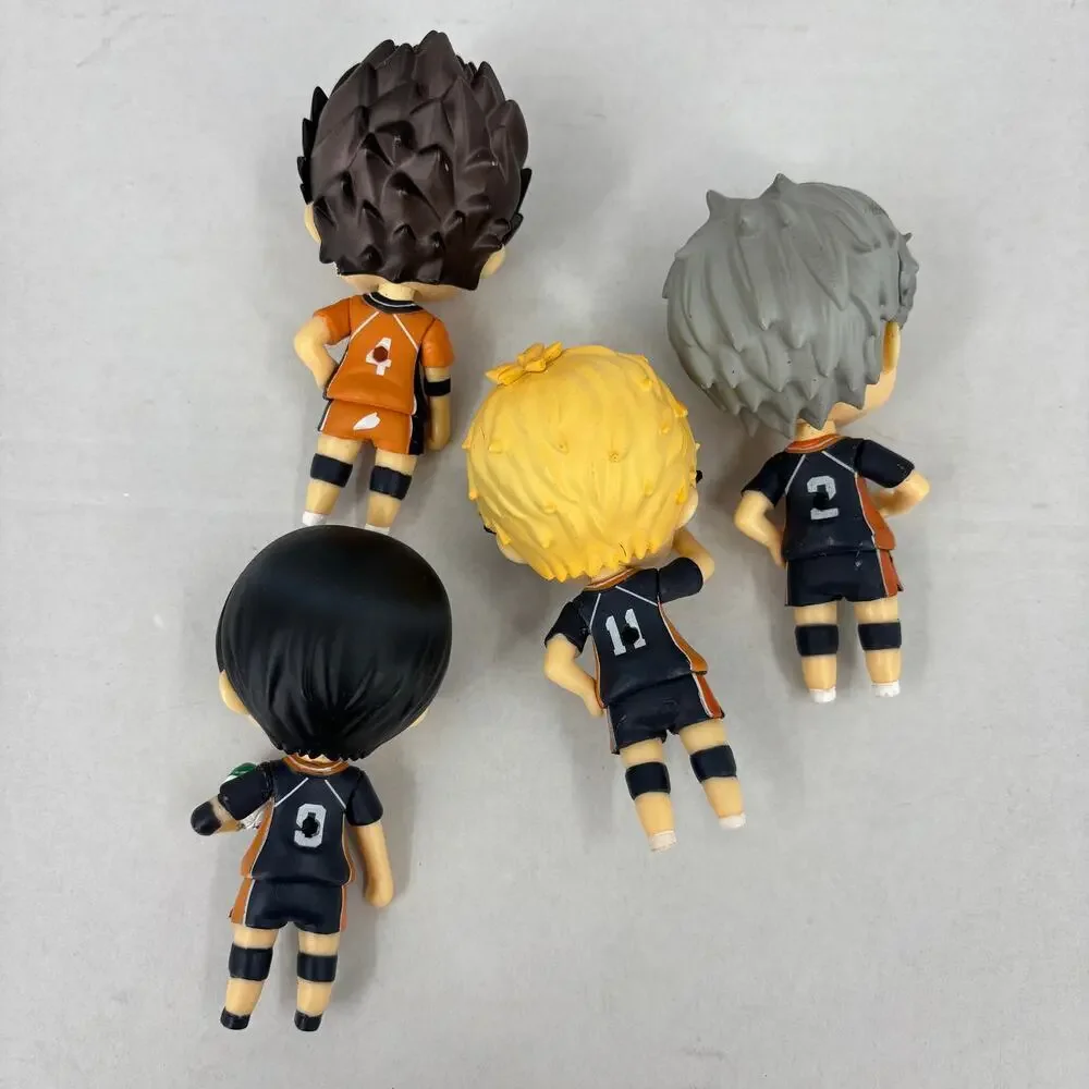 Anime Action Figures Lot of 4 PVC Toys‎ Cake Toppers Collectibles 3.5 Inch